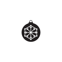 Fototapeta premium christmas ball icon