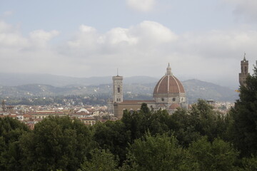Obraz premium view of the duomo florence italy