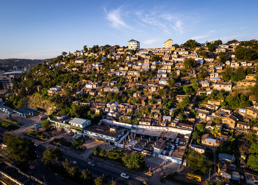 Aerial Photo of Mwanza, next to Lake Victoria, City of Rocks, Tanzania