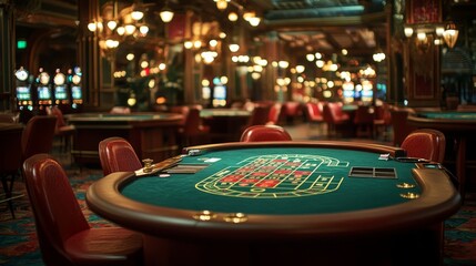 Dark casino atmosphere wallpaper.