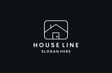 house line logo icon design vector design template inspiration
