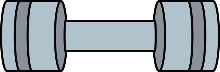 Obraz premium ダンベルの線画アイコン