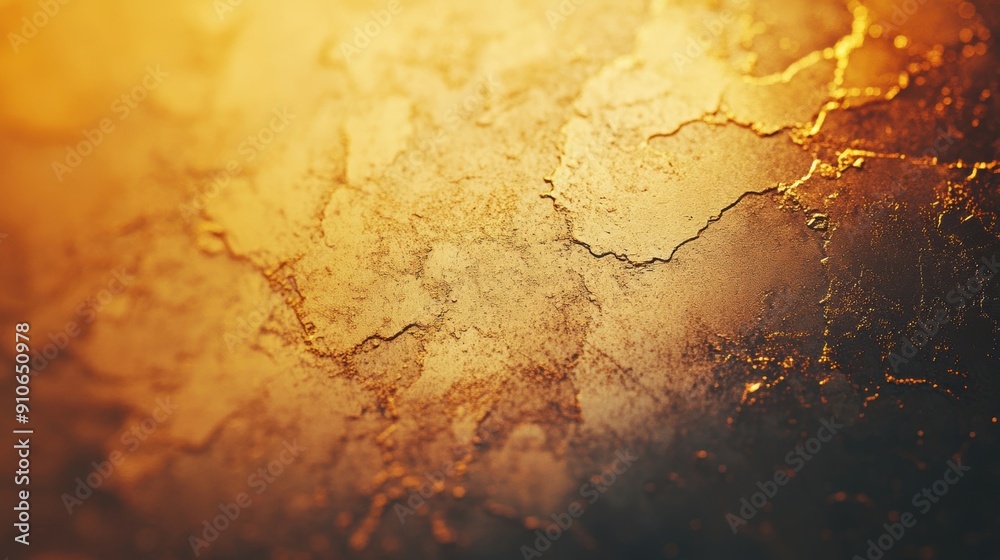 Poster A vibrant golden abstract texture with intricate patterns, creating a warm and inviting backdrop for various creative uses.
