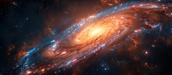 Fototapeta premium Spiral Galaxy in Space