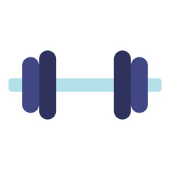 dumbbell gym equipment flat icon