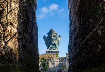 Garuda Wisnu Kencana (GWK) statue, one of the tallest statues in the world depicts Lord Vishnu...