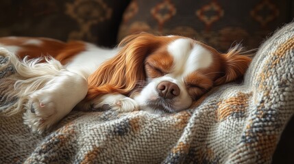 眠るキャバリア