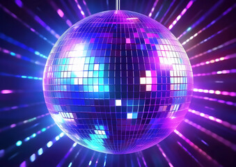 disco ball with lights
