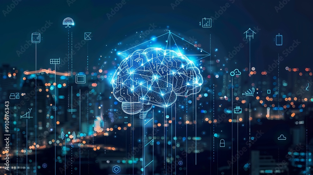 Poster artificial intelligence in the city