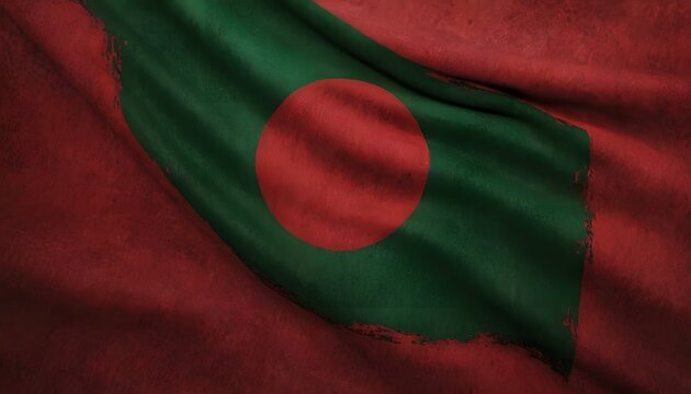"Bangladesh National Flag - High-Resolution Stock Photo"