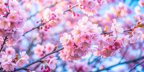 Fototapeta premium pink cherry blossom