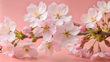 Fototapeta premium pink cherry blossom