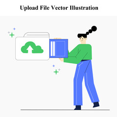 Upload File Vector Illustration
Web page Illustration