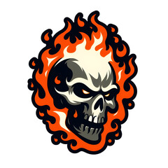 Fire Skull