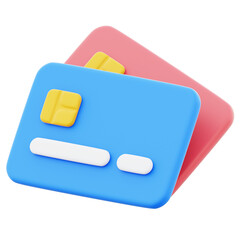 Credit bank debit card icon illustration on transparent background. Atm bank card concept