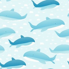 Obraz premium Whale backgrounds outdoors dolphin.