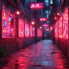 Fototapeta premium Digital Signage Security Measures and Advertisement Integrity Protection