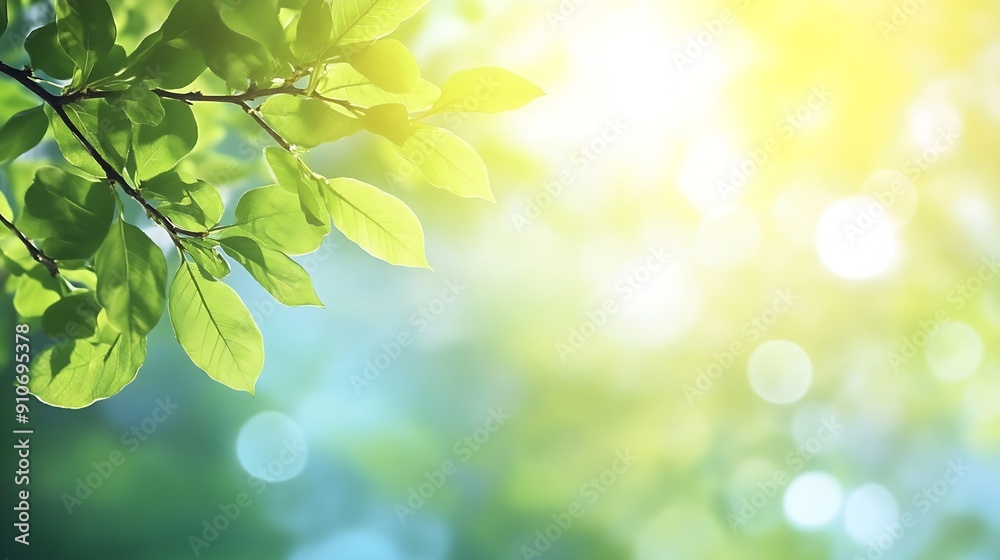 Aufkleber Background of environment for used as powerpoint template : Generative AI