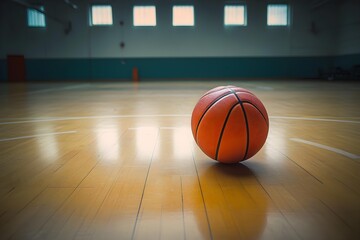 Gymnasium Basketball Solitude