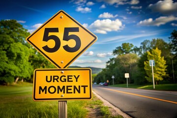 55, emphasizing the urgency of the moment.