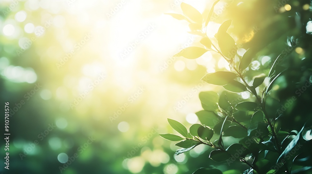 Aufkleber Background of environment for used as powerpoint template : Generative AI