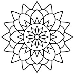 Mandala. Round Ornament Pattern