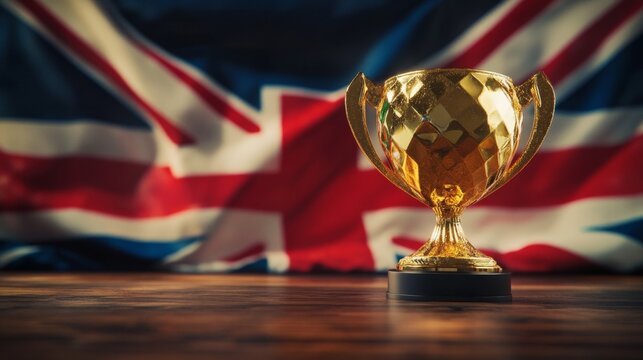 gold cup and trophy