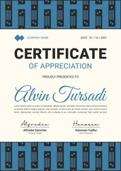 Certificate of Appreciation Template Design