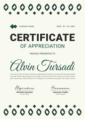 Certificate of Appreciation Template Design