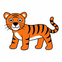 Tiger vector art illustration