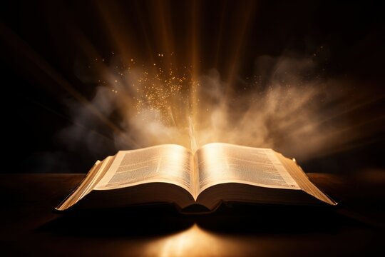 Light publication open book.