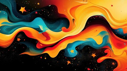 Fototapeta premium Cosmic Swirls