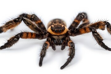 Tarantula spider collection isolated on a white background