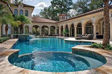 Outdoors pool swimming pool architecture.