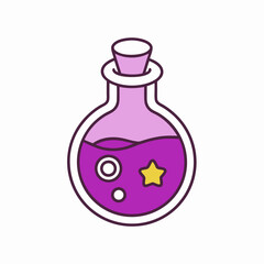 Perfume bottle vector illustration