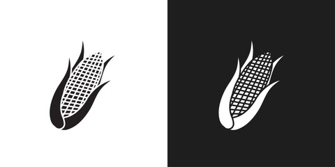 Corn icon line art vector