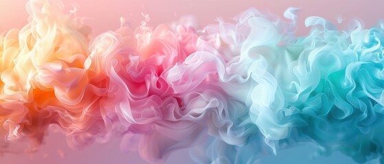 Fototapeta premium Soft Pastel Textured Background for Design Projects - Delicate and Gentle Color Tones with Subtle Texture Overlay