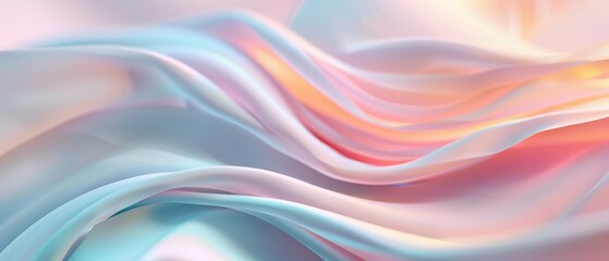 Soft Pastel Dreams - Abstract Background with Delicate Color Transitions