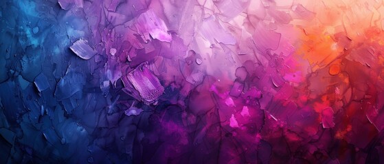 Fototapeta premium Serene Watercolor Blend of Light Purple and Peach with Textured Finish