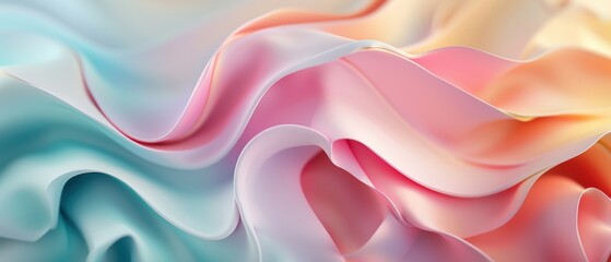 Fototapeta premium Serene Pastel Gradient Abstract Background in for Relaxing Design Projects