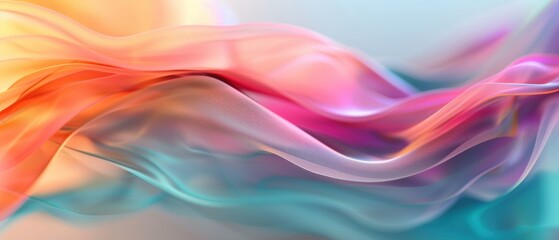 Obraz premium Serene Abstract Background with Gentle Gradient | Peaceful Soft Colors Wallpaper