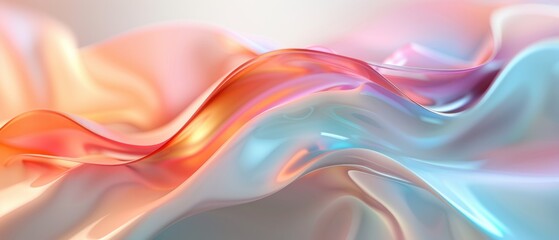 Obraz premium Serene Pastel Gradient Background for Design Projects