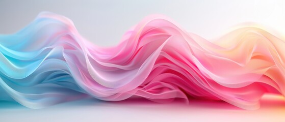 Serene Pastel Gradient Background in for Design Projects