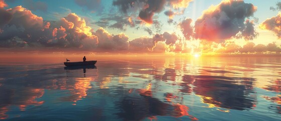 A senior adventurer setting sail solo, embracing the challenge and solitude of the sea