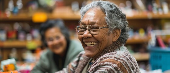 Seniors mentoring at-risk youth through arts and crafts, building connections and self-esteem