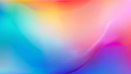 Obraz premium Iridescent Colored Blurred Abstract Background with Smooth Transitions - Soft Pastel Color Gradient - High Quality Modern Design for Wallpaper and Digital Art Projects.