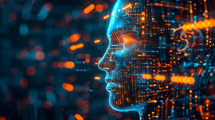 AI-driven stock market analysis, illustrating new financial tools