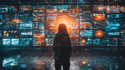 
Digital art marketplace, symbolizing the rise of NFTs