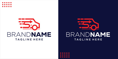 Creative Logo S With Abstract Fast Car, Design Inspiration, Illustration, Vector