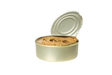 PNG, canned fish, isolated on white background.